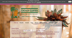 Desktop Screenshot of gruenergarten.com